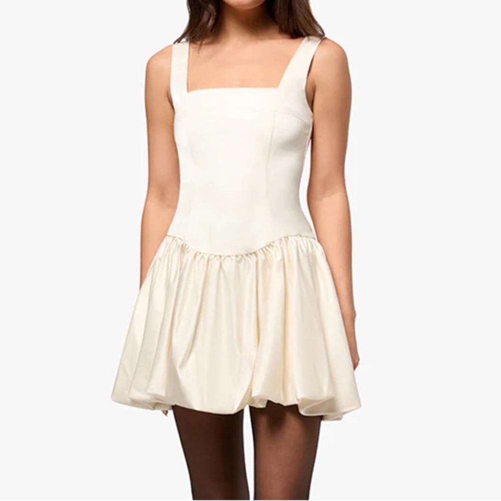 WeWoreWhat Bubble Skirt Corset Mini Dress
